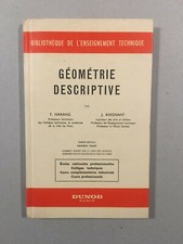 Géométrie descriptive - Harang et Avignant - 1960 - TBE