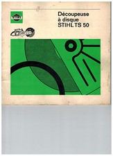 Notice manuel d'utilisation + vue éclatée pièces tronconneuse Stihl TS50