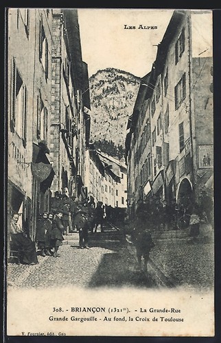Cpa briancon grande rue - briancon,, la