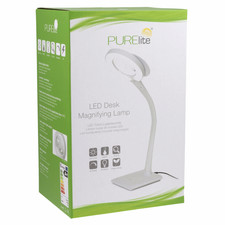 Lampe Loupe PURElite : Bureau : Effet De Jour LED 4 Réglages Flexible