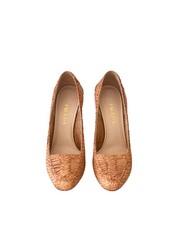 Prada Raffia Woven Leather