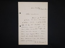 André MASSON - Lettre
