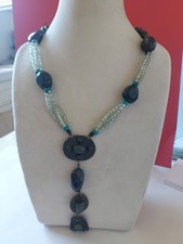 Collier Satellite Paris En Pierre Et Bronze