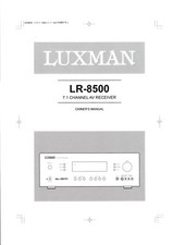 Owner's Manual-Anleitung- pour Luxman LR-8500