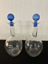 2 carafes à vin en cristal