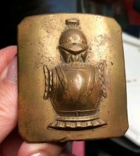 P95905 Boucle De Ceinturon Génie Second Empire Napoléon III Collection Militaria