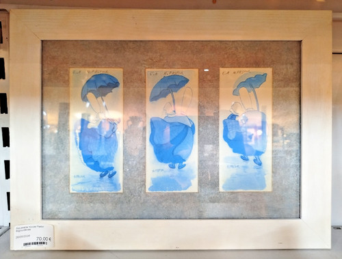 Aquarelle tableau peinture - tableau,