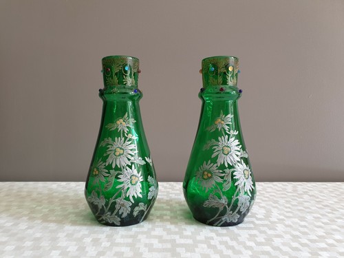 Vases 1900 émaillés avec - vases,