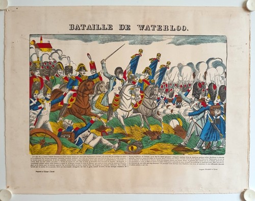 Affiche napoléon bataille - affiche,