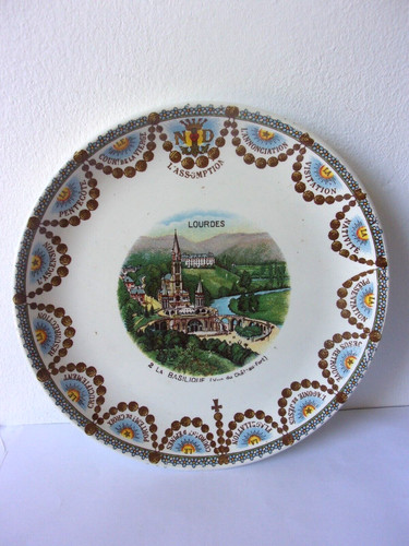 Ancienne assiette digoin - assiette, &