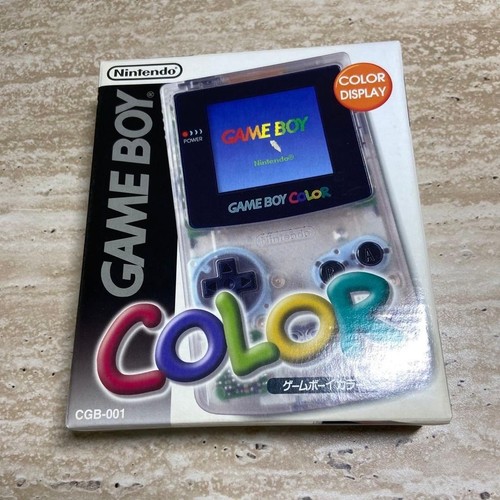 Nintendo game boy color clear - boy,