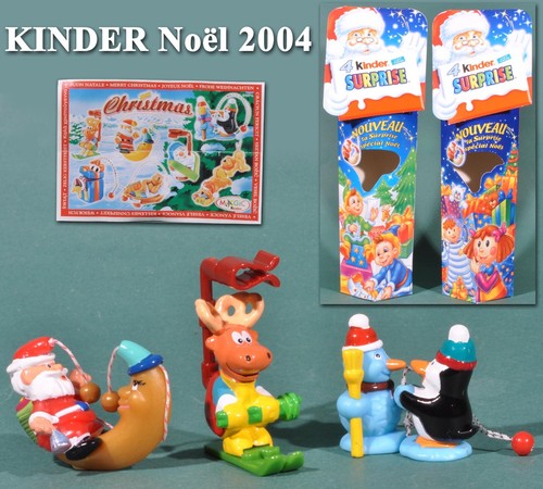 Kinder sujets noël 2004 - kinder,