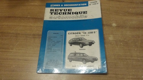 Revue technique citroën - technique, cx