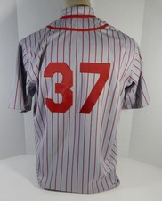 Maillot De Jeu Utilisé Gris