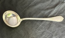 LOUCHE A POTAGE  EN METAL ARGENTE CHRISTOFLE MODELE MARLY  TRES BON ETAT