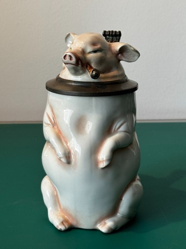 Pichet zoomorphe porcelaine - pichet, en