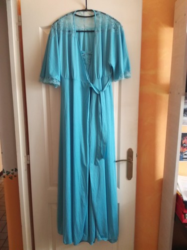 Ensemble déshabillé bleu