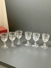 6 Verres À Vin En Cristal