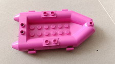 LEGO Bateau Inflatable  pneumatique 12 x 6 x 1.33 75977 belville rose foncé