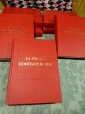 lot  t b état=7 superbes  livres reliés1967-1979 FRANCE CONTEMPORAINE  