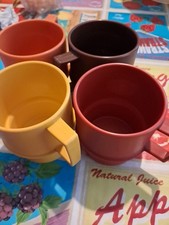 4 Mugs Tupperware Vintage
