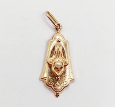 Pendentif antique or rose et