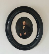 Grand cadre ovale Napoléon 3