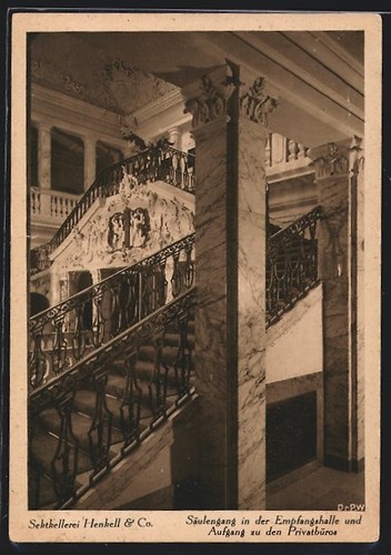 Carte postale biebrich - postale, près