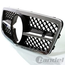 Sport Calandre Noir Chrome Grille pour Mercedes C-Classe W203 S203 AMG C63 Look