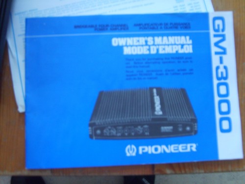 Pioneer 3000 2 channel - pioneer,
