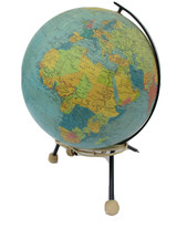 Lampe mappemonde globe