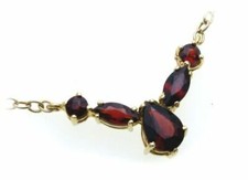 Collier Grenat Argent
