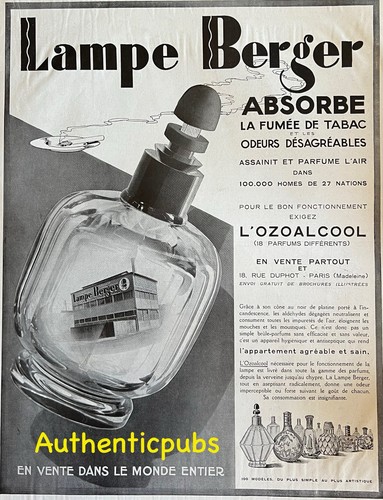 Publicite lampe berger brule - publicite,