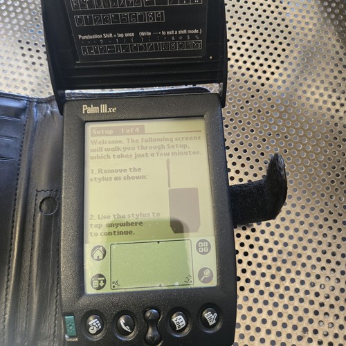 Palm iiixe handheld - iiixe, tested