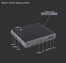 PC industrial Fanless Maxtang