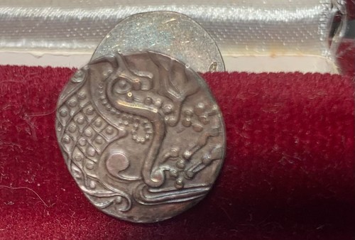 Bouton manchette argent - de,
