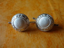 Lot de 2 boutons légion étrangère acier Diam:  21 mm *