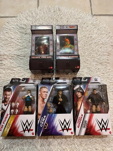 Lot figurines catch wwe - 5,