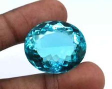 Naturel 66 CT Topaze Bleu