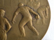 ANCIENNE MÉDAILLE JEU DE BOULE PÉTANQUE LE PETIT MARSEILLAIS