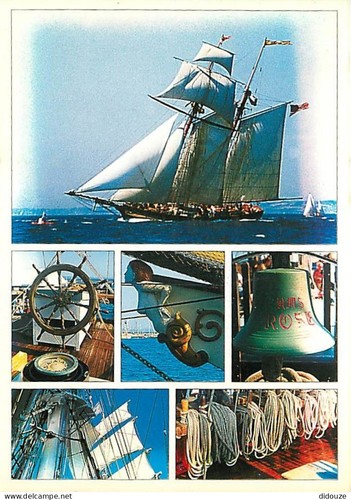 Carte postale bateaux - -,