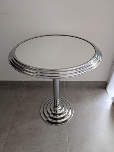 Table bistrot art déco - déco, ronde
