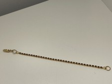 Bracelet Swarovski 15,5 cm Cristal marron. Excellent état