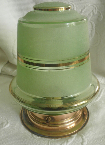 Plafonnier art déco verre - déco, en