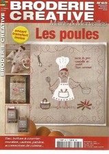 BRODERIE CREATIVE N°65 LES POULES : SAC, BOITES A COURRIER MURALES, CADRES...