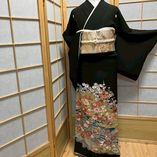 6113 kimono japonais tomesode - kimono,
