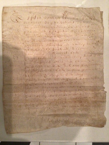 Parchemin 17xx acte - acte, de