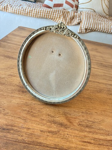 Cadre photo rond ancien - cadre, en