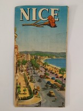 ANCIEN DEPLIANT TOURISTIQUE ANNEES 50 NICE