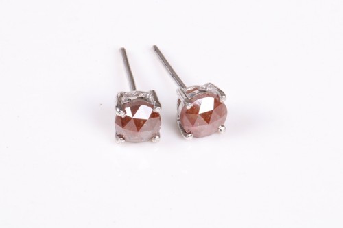 Clou diamant rond - , rouge